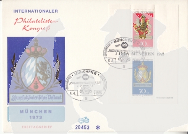 D FDC 0766 / 0767 (BL 9) ● - 1973